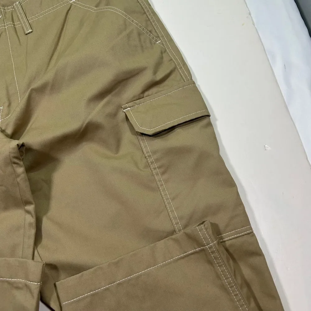 NWT True‎ Religion Khaki Cargo Pants Utility Straight Leg Mens 34